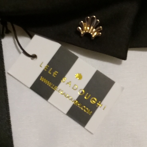 Lele Sadoughi Jet Jane Hair Bow Barrette NWT Black - Picture 7 of 7